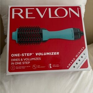 Revlon One-Step Volumizer in Teal and Black